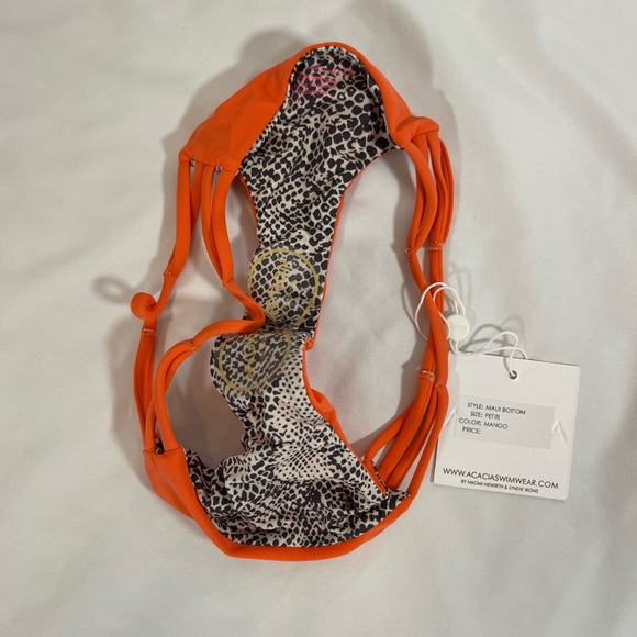 NWT Acacia Swimwear XS Mango Maui bikini bottoms - Picture 3 of 4